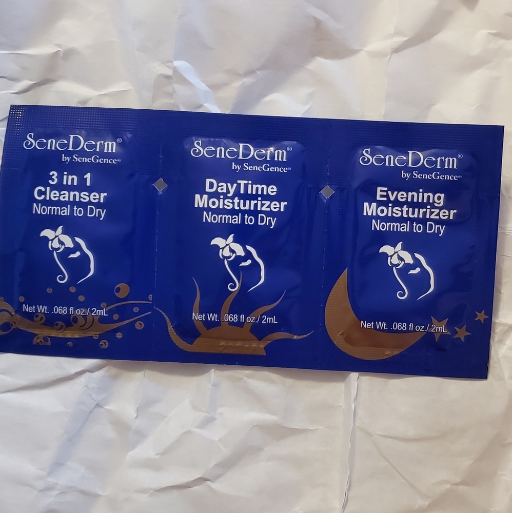 NORMAL to DRY skincare samples